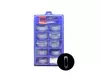 Caja de tips Mely x100 cuadrados clear