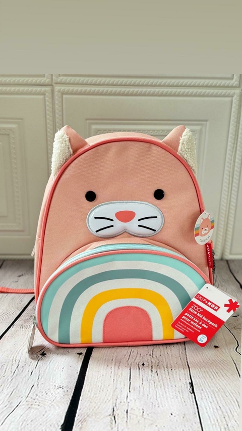 Mochila infantil Zoo Gatinha rosa | Skip Hop
