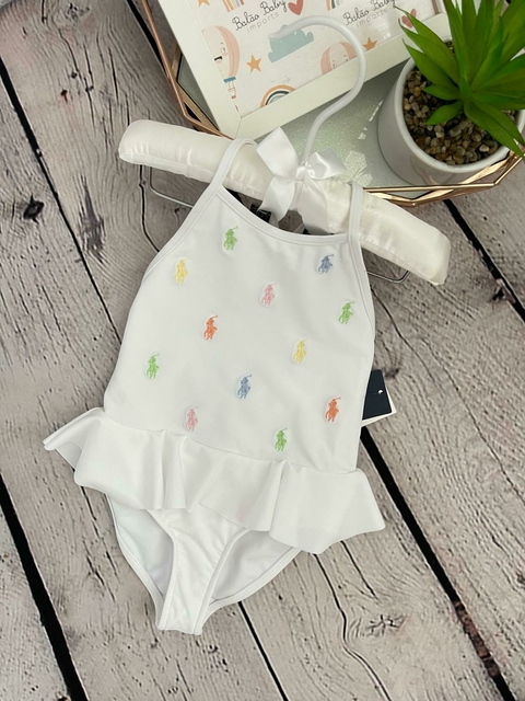 Maiô bordado Polo Pony Ralph lauren