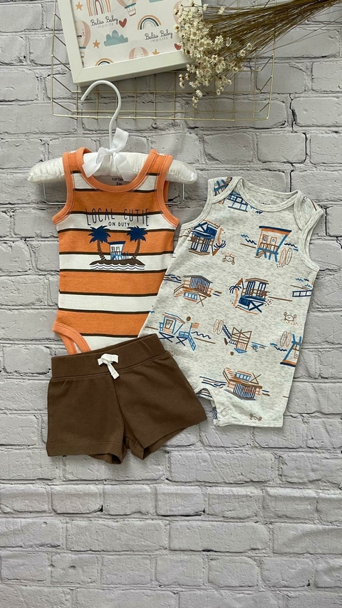 Conjunto Carters Short 3 peças