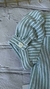 Vestido Oxford de malha listrada para bebês meninas na internet