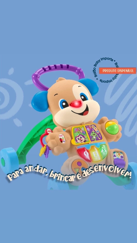 Andador - Cachorrinho Que Anda - Fisher-Price