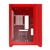 Gabinete Gamer Forcefield Red Magma - Frontal e Lateral Em Vidro PCYES
