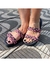 Birk Chinelo rasteira sandália feminina conforto de tiras trançadas - comprar online