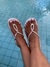 Birk papete rasteira sandália feminina conforto com dedeira Infinity Strass Brilho - Pripper Shoes