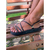 Birk papete rasteira sandália feminina conforto ABS regulagem modelo Isabel Strass e Brilho - Pripper Shoes