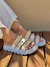 Birken Papete Sandália Conforto Feminina Luxo Corrente Spike Dourada