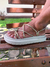 Birk papete rasteira sandália feminina conforto ABS regulagem Sola Alta Modelo Moleca - Pripper Shoes