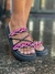 Imagem do Birken Papate Rasteira Flat Feminina Modelo Luxo Trançadas Trança