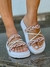 Birken Papate Rasteira Flat Feminina Modelo Luxo Trançadas Trança - Pripper Shoes