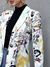 STOCK INMEDIATO - Blazer Con Estampado Arte Pop en internet