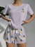 A PEDIDO - Pijama Mujer Dama De Verano Remera Y Short Anana - tienda online