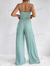 A PEDIDO - Top Y Pantalón Pierna Ancha De Fiesta - tienda online