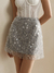 A PEDIDO - Pollera De Lentejuelas Transparente Fiesta Noche - comprar online