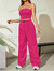 A PEDIDO - Conjunto Top Y Pantalón Pierna Ancha Shein - Valanto