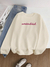 Imagen de A PEDIDO - Buzo Estampado Overstimulated Shein Importado De Friza