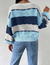 A PEDIDO - Sweater Combinado Tejido De Hombros Caídos Shein Importado - comprar online