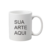10 CANECAS DE PORCELANA COM SUA LOGO
