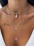 COLAR ARO CHOKER PEDRA ROSA CLARA já