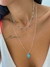 COLAR CHOKER DE PRATA 925 COM ZIRCÔNIAS TURMALINA PEDRAS AZUIS