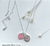 Gargantilha Tiffany Corações Rosa