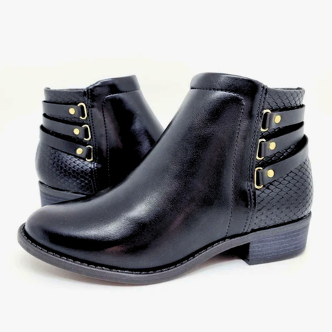 Bota Cano Curto Feminina Modare Preta Feminina Ultra Conforto 7057.218