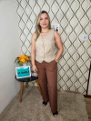 COLETE ALFAIATARIA EM LINHO