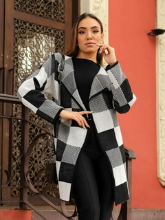 CARDIGAN QUADRICULADO