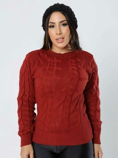 BLUSA DE TRICOT TRAMA TRANÇADA na internet