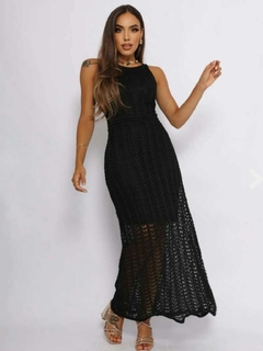VESTIDO LONGO DE TRICOT - comprar online