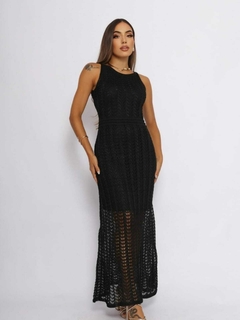 VESTIDO LONGO DE TRICOT