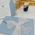 Convite de Casamento Azul Serenity com Fita Artesanal - comprar online