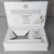 Caixa personalizada para padrinhos de casamento completa com gravata e pulseira 18x10x4,5cm - loja online