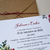 Imagem do Convite de Casamento rústico com envelope kraft