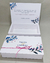 Caixa Convite Personalizada folhagem azul - comprar online