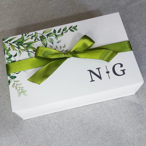 Caixa Convite Personalizada verde oliva - comprar online