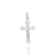 Pingente crucifixo de prata maciça 925
