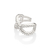 Brinco piercing de pressão infinito com zircônias de prata maciça 925 - comprar online