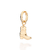 Pingente bota banhado a ouro 18k