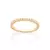 Aparador com zircônias folheada a ouro 18k