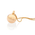 Pingente cápsula redonda com borboleta banhado a ouro 18k - comprar online
