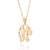 Pingente pantera banhado a ouro 18k com zircônias - comprar online