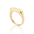 Aliança personalizável banhada a ouro 18k - comprar online