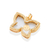Pingente flutuante rosto de menino banhado a ouro 18k - comprar online