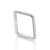 Anel skinny quadrado com zircônias de prata maciça 925 - comprar online