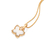 Pingente borboleta com acrílico banhado a ouro 18k - comprar online