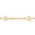 Choker flores banhada a ouro 18k com zircônias - comprar online