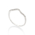 Anel skinny ondulado de prata 925 com zircônias - comprar online
