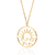 Pingente sol e ondas banhado a ouro 18k - comprar online