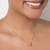 Gargantilha com pingente esfera banhada a ouro 18k - comprar online